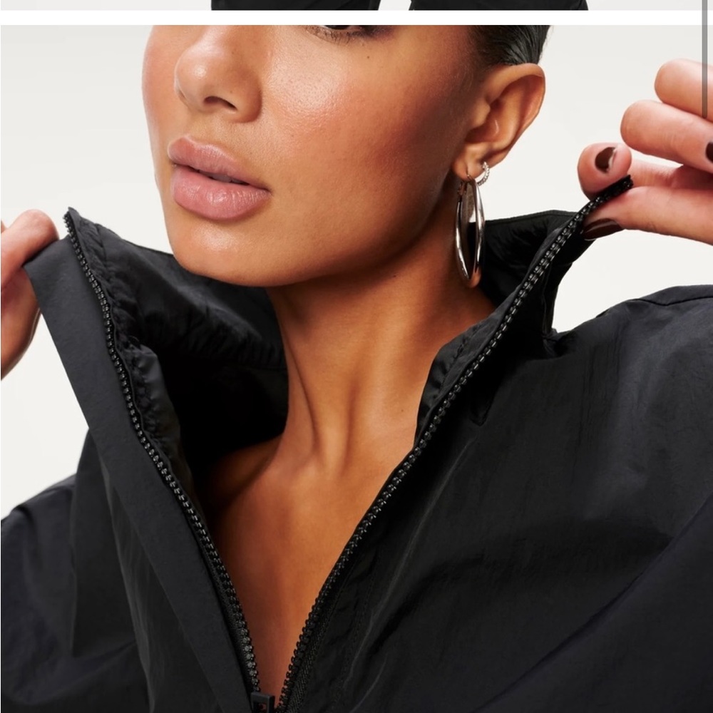 Good American Pullover Quarter-zip-SHINE OVERSIZED ANORAK